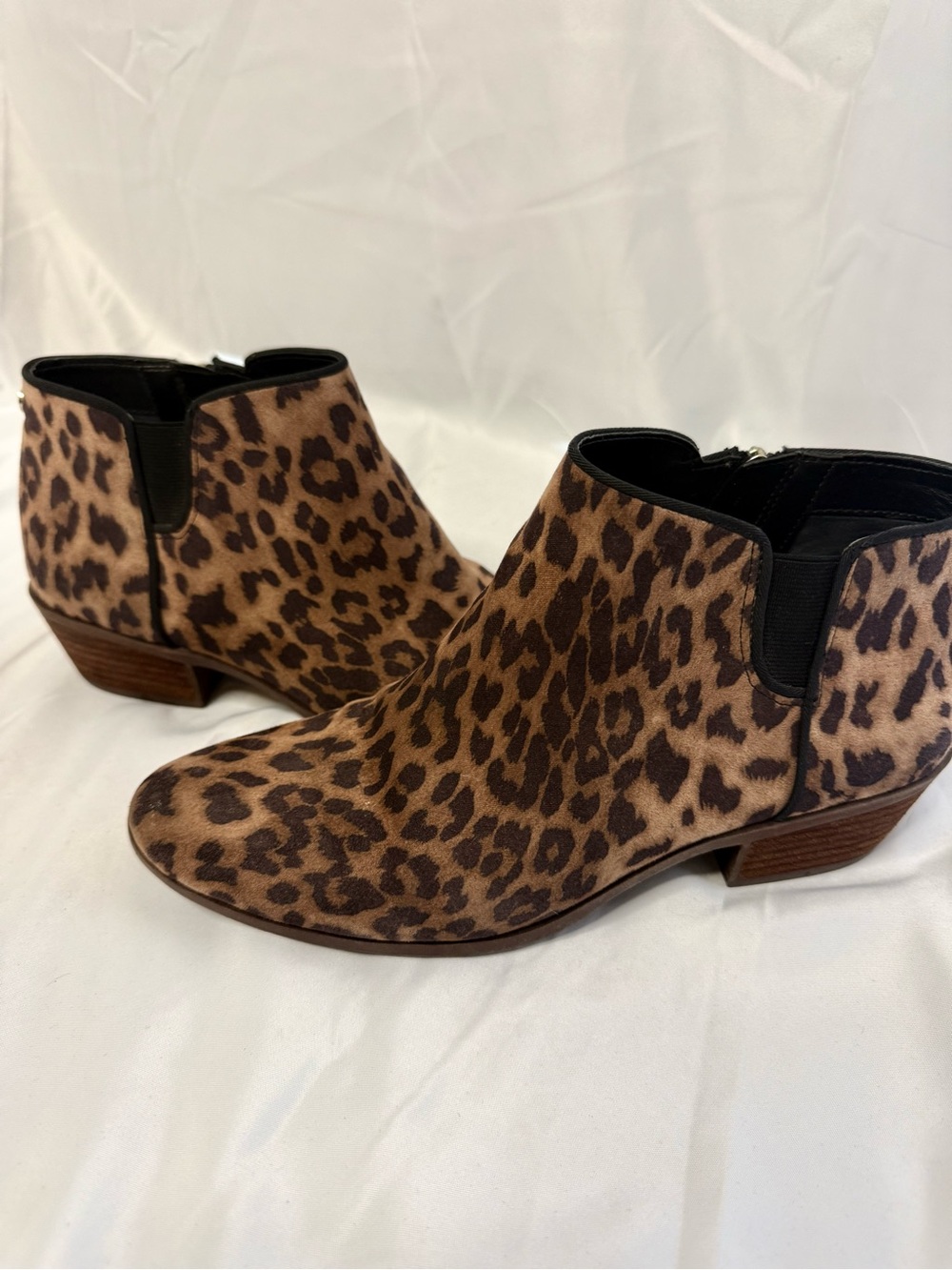 Sam Edelman Leopard Print Women's Ankle Booties